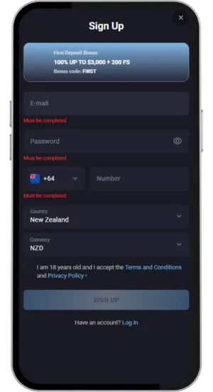 Create an account