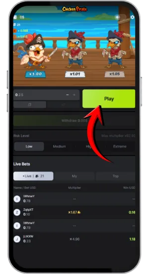 Start playing