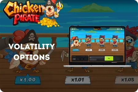 Volatility Options in game Chicken Pirate